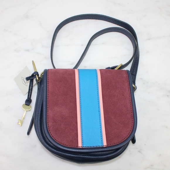Fossil Handbags - Fossil Rumi Small Crossbody Handbag Cabernet